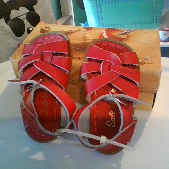 NWT Red Salt Water Sandals by Hoy - Picture 5 of 8